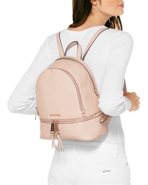 rose gold michael kors backpack|Michael Kors outlet pink purses.